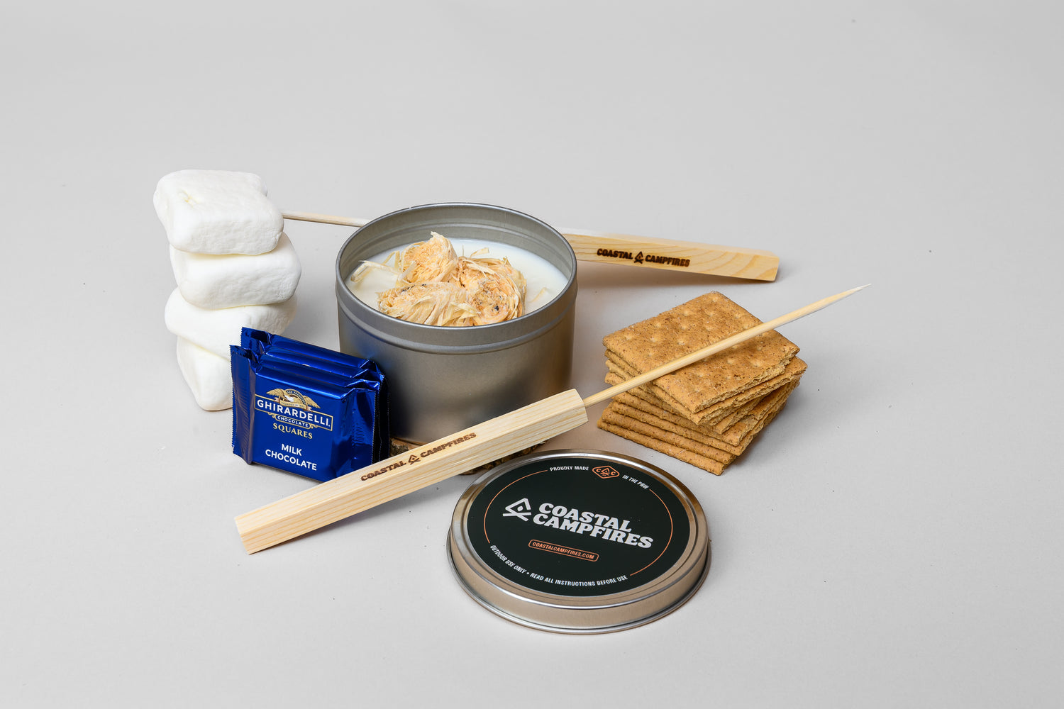 Coastal Campfires' Gourmet S'mores Kit