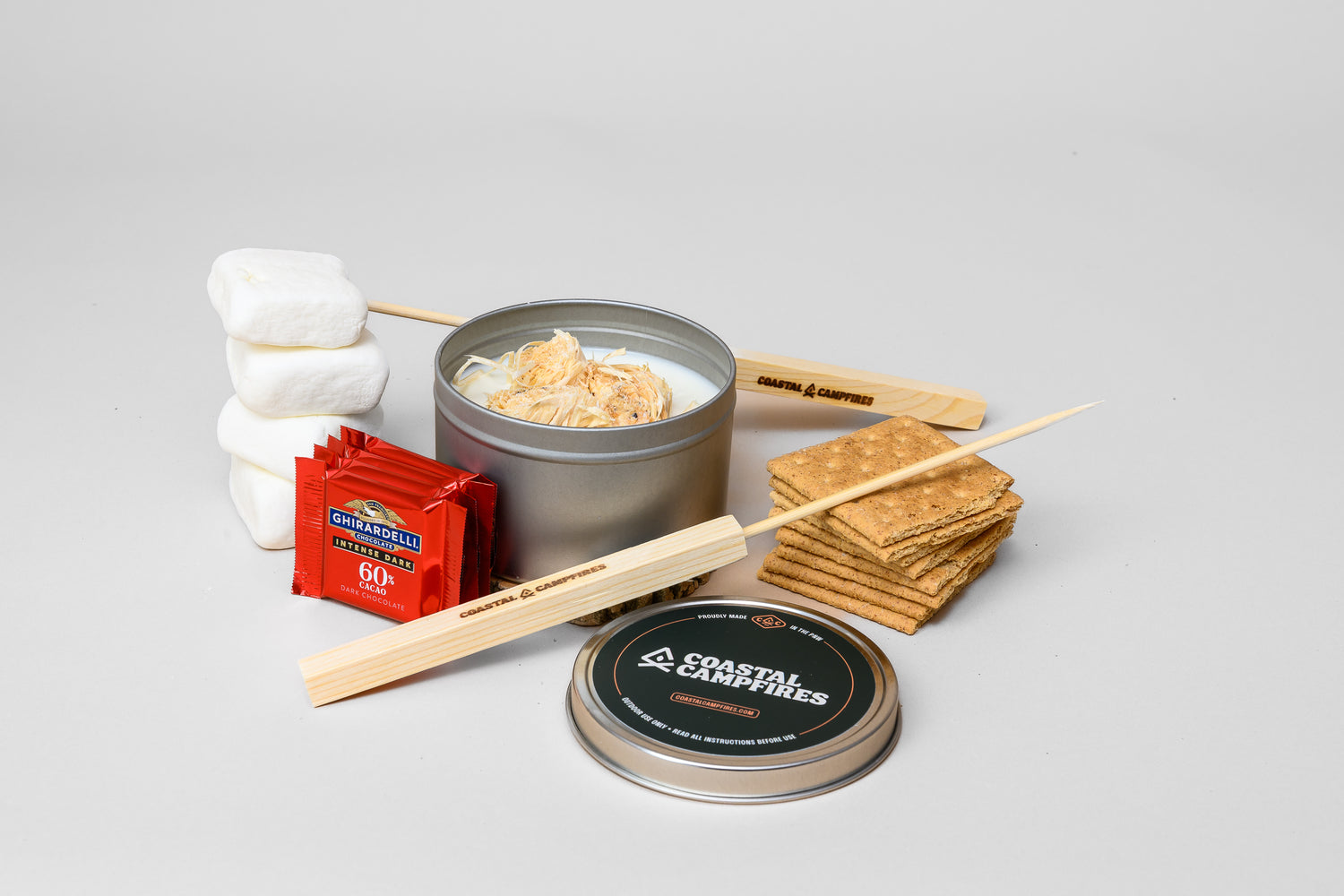 Coastal Campfires' Gourmet S'mores Kit