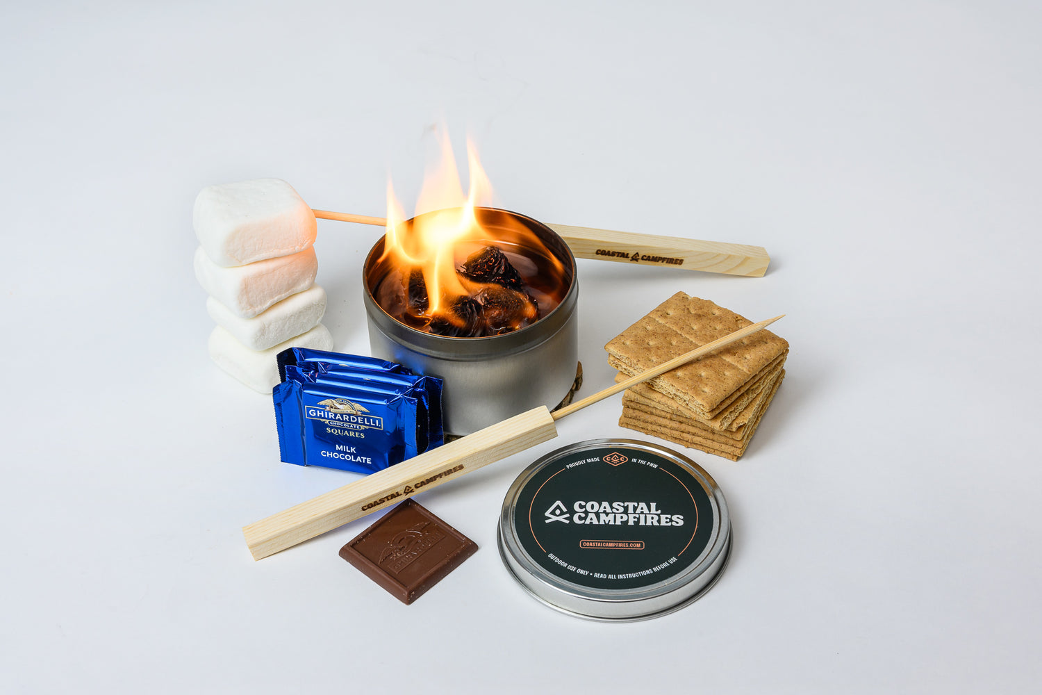 Coastal Campfires' Mini Roasters (4-Pack)